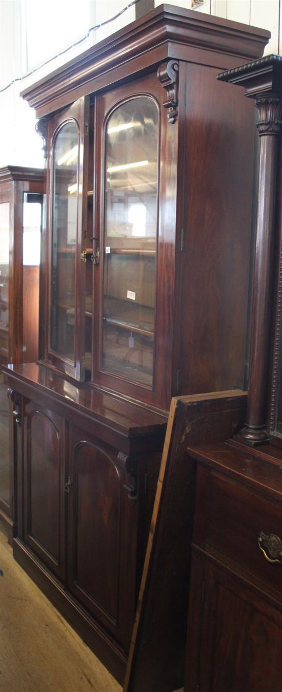 Victorian mahogany bookcase